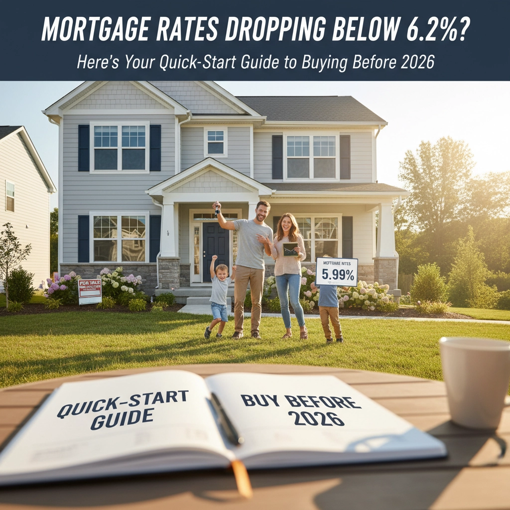 Mortgage Rates Dropping Below 6.2%? Here's Your Quick-Start Guide to Buying Before 2026