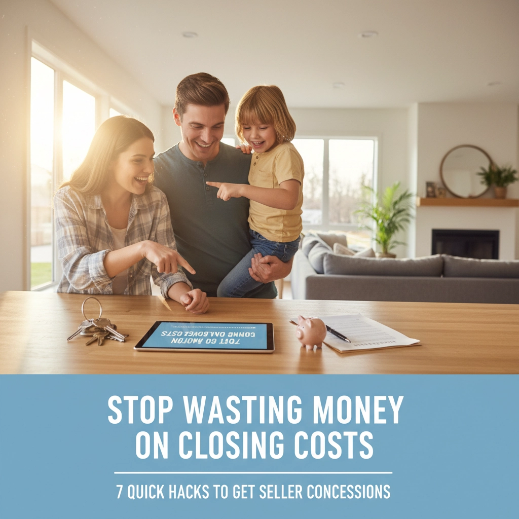 Stop Wasting Money on Closing Costs: 7 Quick Hacks to Get Seller Concessions