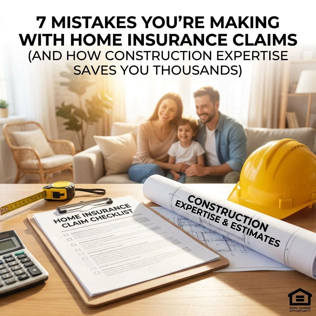 7 Mistakes You're Making with Home Insurance Claims (and How Construction Expertise Saves You Thousands)
